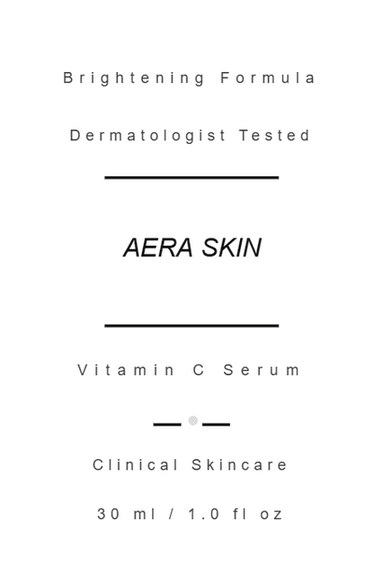 AI-generated Aera Skin label: restraint, when you ask for it