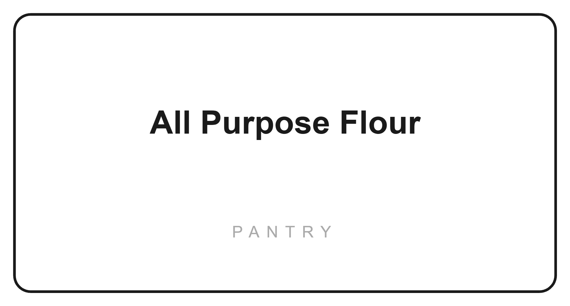 Pantry Label label template, Home & Kitchen, 65 × 35 mm