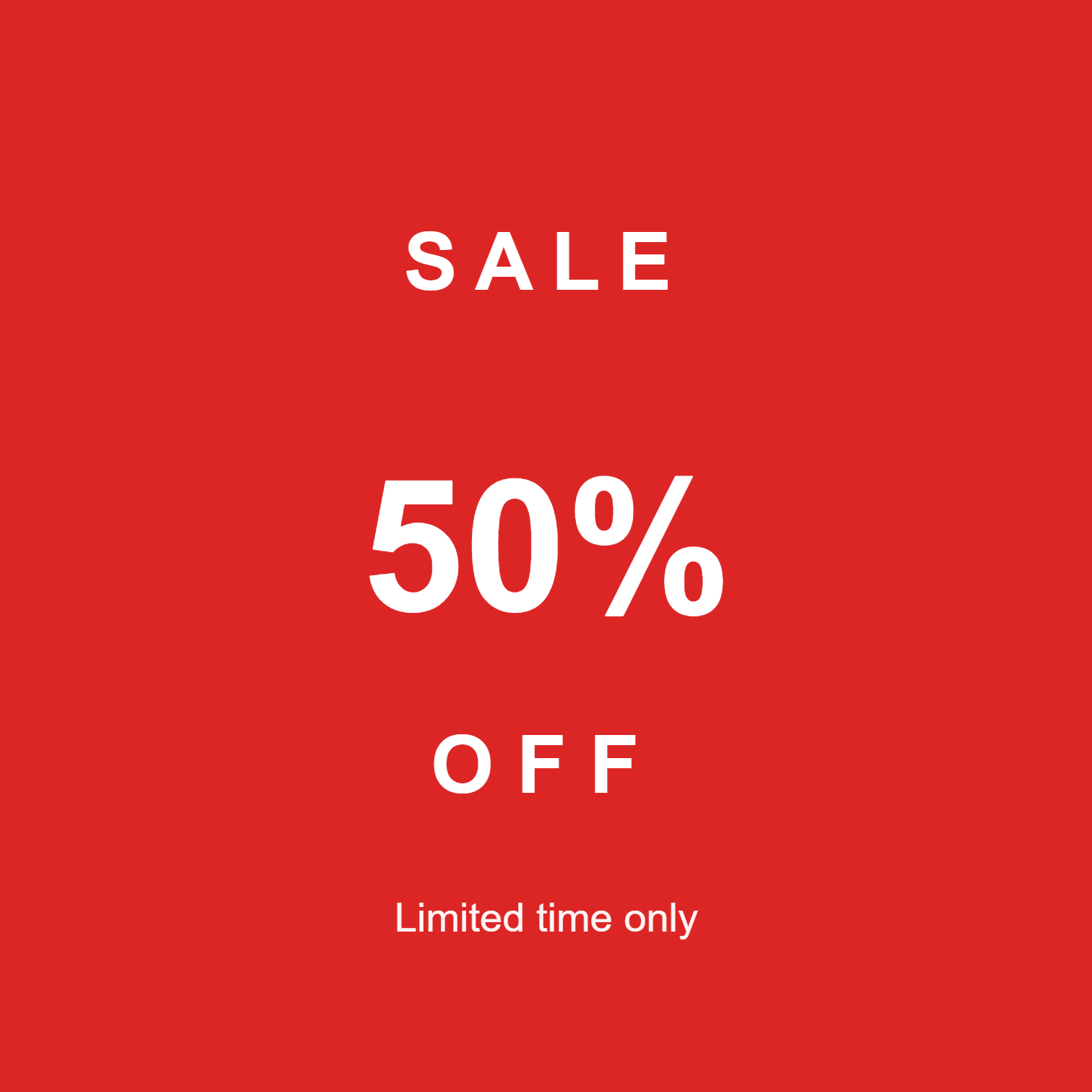 Sale Sticker label template, Retail, 50 × 50 mm